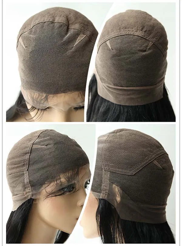 Short Curly Full Lace Human Hair Wigs 6 Inches for Older Women