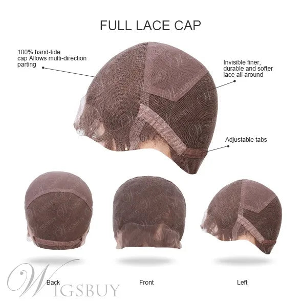 100% Indian Remy Hair Full Lace Wig Sexy and Cool 22 Inches